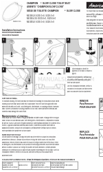 American Standard Champion 5330.010 Instructions d'installation