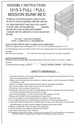 Donco 1015-3 FULL Manuel d'instructions de montage