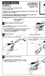 American Standard FloWise Showerhead 1660.715 Installation Instructions