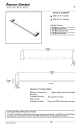 American Standard ONE 2064.018 Технічний паспорт