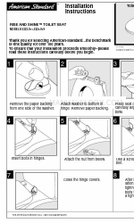 American Standard Rise and Shine 5322.011 Installation Instructions