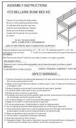 Donco kids 1573 Assembly Instructions Manual