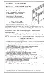 Donco kids 1573 Assembly Instructions Manual