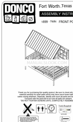 Donco kids 1899 조립 지침 매뉴얼