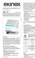 Ekinex EK-FE1-TP Manuale di avvio rapido