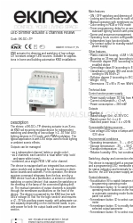 Ekinex EK-GC1-TP Skrócona instrukcja obsługi