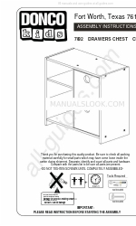 Donco kids 780 2 Drawers Chest Circles Montaj Talimatları Kılavuzu