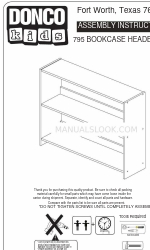 Donco kids 795 Assembly Instructions