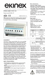 Ekinex KNX EK-FB1-TP Hızlı Başlangıç Kılavuzu