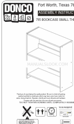 Donco kids 795 Assembly Instructions