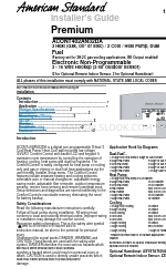 American Standard ACONT402AN32DA Podręcznik instalatora