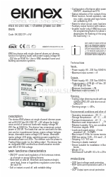 Ekinex EK-GD2-TP-1-HV Schnellstart-Handbuch