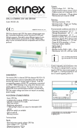 Ekinex EK-GO1-DL Snelstarthandleiding