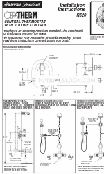 American Standard CeraTherm R520 Instrukcje instalacji