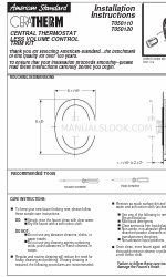 American Standard Ceratherm T050110 Instrukcje instalacji