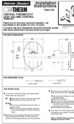 American Standard Ceratherm T203.730 Instrukcje instalacji