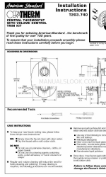 American Standard Ceratherm T203.740 取付説明書