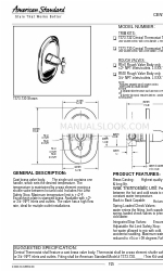 American Standard Enfield T373.730 Cechy i wymiary