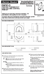 American Standard Enfield T37373X Installation Instructions