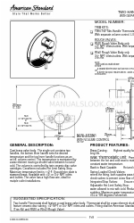 American Standard One T064.740 特長と寸法