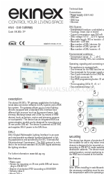 Ekinex EK-BG1-TP Manual