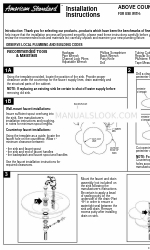 American Standard 0660 LOFT インストレーション・インストラクション