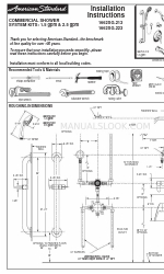 American Standard 1662SG.213 Panduan Petunjuk Instalasi