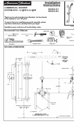 American Standard 1662SG.221 Kurulum Talimatları