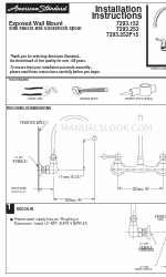 American Standard 7293.252F15 Instruções de instalação