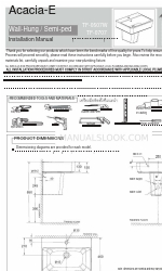 American Standard Acacia-E TF-0507W Panduan Instalasi