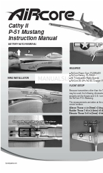 AIR core Cathy II P-51 Mustang Instruction Manual