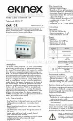 Ekinex EK-FA1-TP Manual