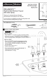 American Standard DELANCEY 4279.701 Kurulum Talimatları