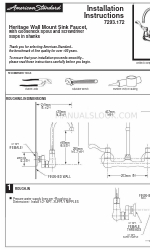 American Standard Heritage 7293.172 Petunjuk Instalasi