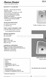 American Standard Silhouette 7185.001 사양 시트