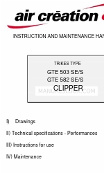 Air Creation CLIPPER 582 S Buku Petunjuk dan Pemeliharaan