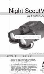 American Technologies Network Night ScoutVX Manuale d'uso