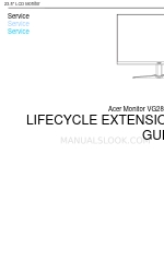 Acer VG280K Lifecycle Extension Manual