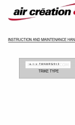 Air Creation a.r.v. TANARG 912 Manual de instruções e manutenção