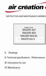 Air Creation RACER 447 Buku Petunjuk dan Pemeliharaan