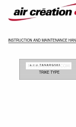Air Creation TANARG 582 Instrukcja obsługi i konserwacji