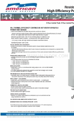 American Water Heater 319339-000 Технічна специфікація