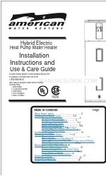 American Water Heater Hybrid Electric Heat Pump Water Heater Podręcznik użytkownika