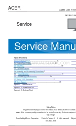 Acer X193 서비스 매뉴얼