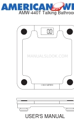 American Weigh AMW-440T Manuale d'uso