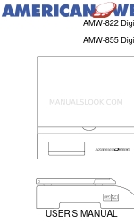 American Weigh AMW-822 Podręcznik użytkownika