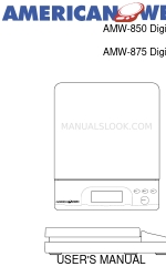 American Weigh AMW-850 Manuale d'uso