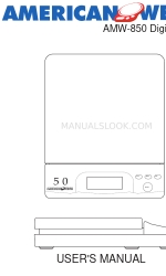 American Weigh AMW-850 Manuale d'uso