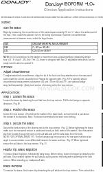 Donjoy ISOFORM LO+ Aanmeldingsinstructies