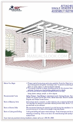 AMERICANA PERGOLA Manual Petunjuk Perakitan